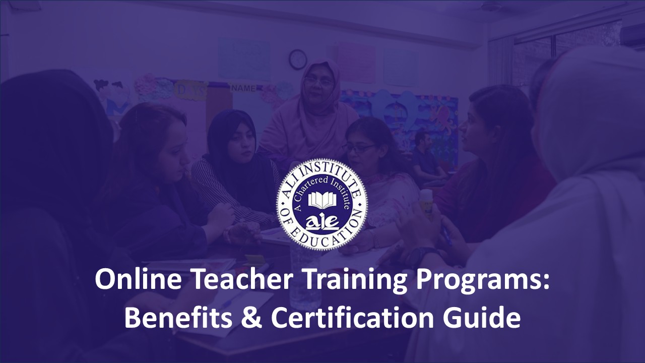 Online Teacher Training Programs AIE